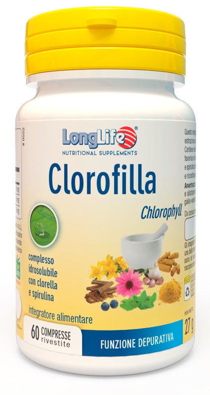 LONGLIFE CLOROFILLA 60 COMPRESSE - Farmamood