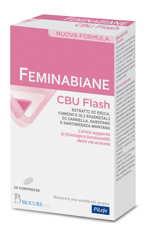 FEMINABIANE CBU FLASH 20 COMPRESSE NUOVA FORMULA - Farmamood