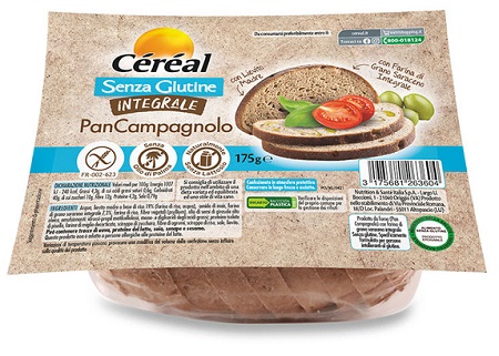 CEREAL SENZA GLUTINE INTEGRALE PAN CAMPAGNOLO 175 G - Farmamood
