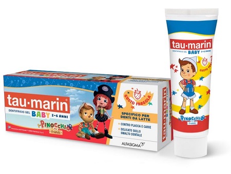 TAU MARIN DENTIFRICIO BABY SMILE FRAGOLA SPECIAL EDITION 44 GATTI 50 ML - Farmamood