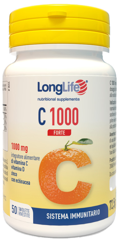 LONGLIFE C 1000 FORTE 50 TAVOLETTE - Farmamood