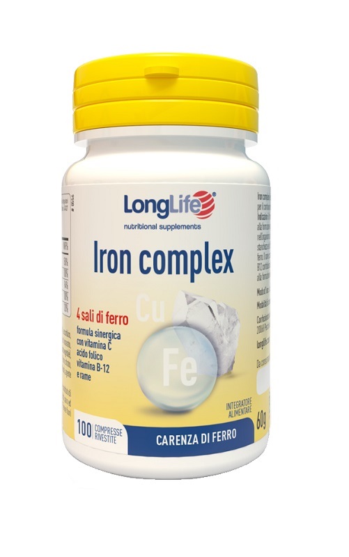 LONGLIFE IRON COMPLEX 100 COMPRESSE - Farmamood