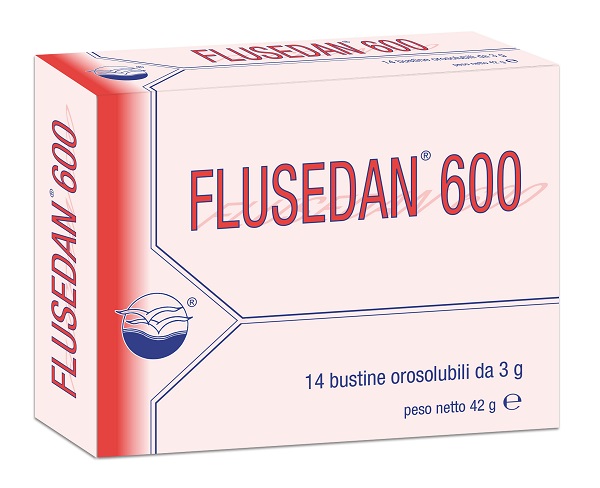FLUSEDAN 600 14 BUSTINE OROSOLUBILI - Farmamood