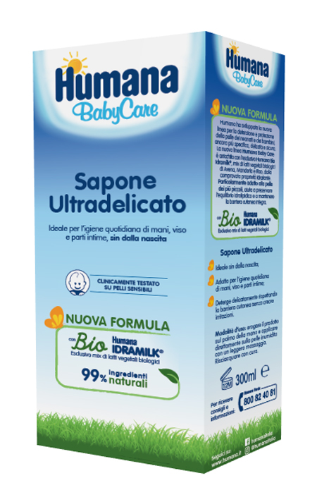 HUMANA BABY CARE SAPONE LIQUIDO 300 ML - Farmamood