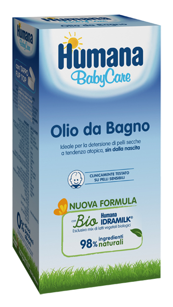 HUMANA BABY CARE OLIO DA BAGNO 200 ML - Farmamood