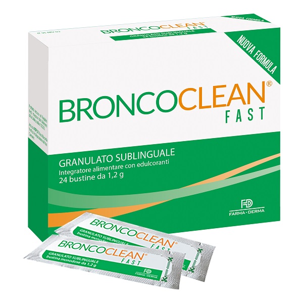 BRONCOCLEAN FAST GRANULATO SUBLINGUALE 24 BUSTINE - Farmamood