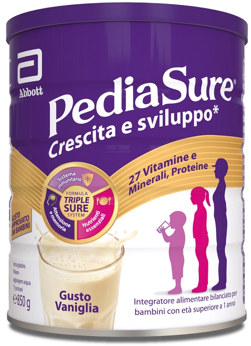 PEDIASURE CRESCITA&SVILUPPO RINFORZA VANIGLIA 850 G - Farmamood