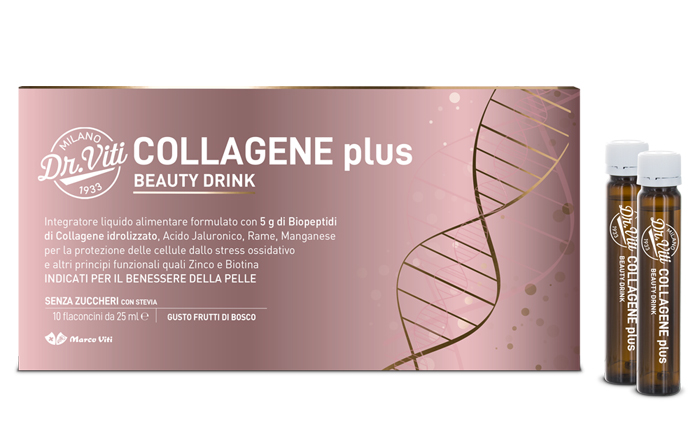 DR VITI COLLAGENE BEAUTY DRINK PLUS 250 ML - Farmamood