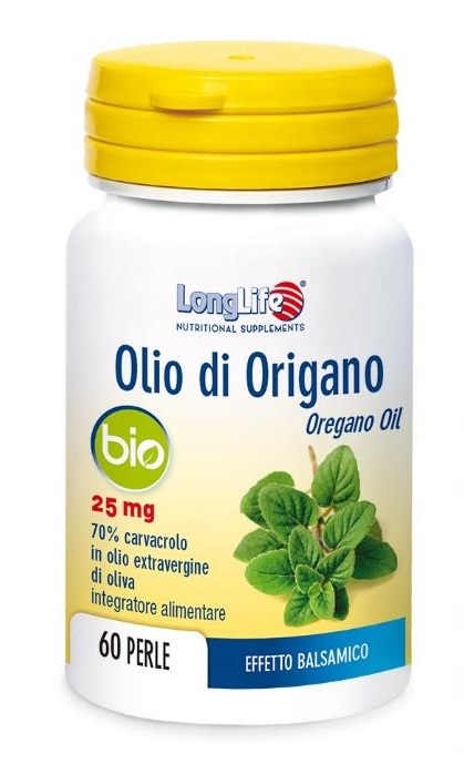 LONGLIFE OLIO ORIGANO BIO 60 PERLE - Farmamood