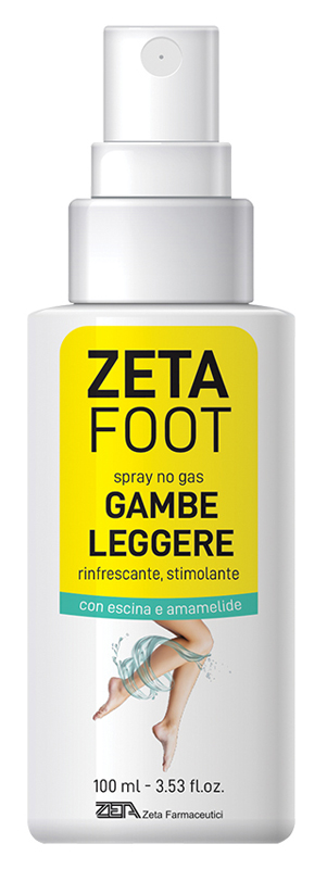 ZETAFOOT SPRAY NO GAS GAMBE LEGGERE 100 ML - Farmamood