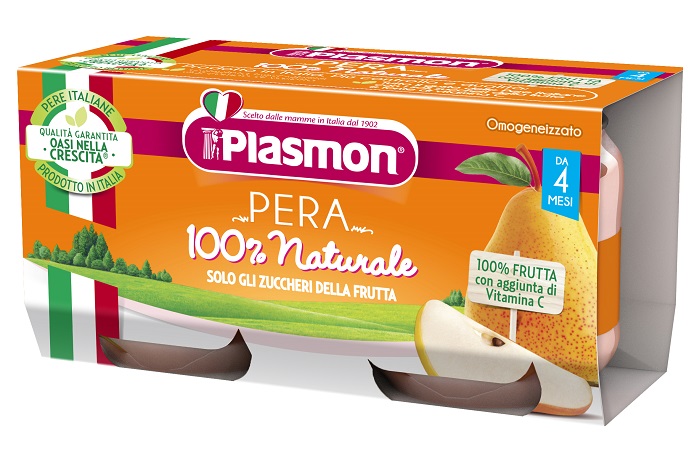 PLASMON OMOGENEIZZATO PERA 2X80 G - Farmamood
