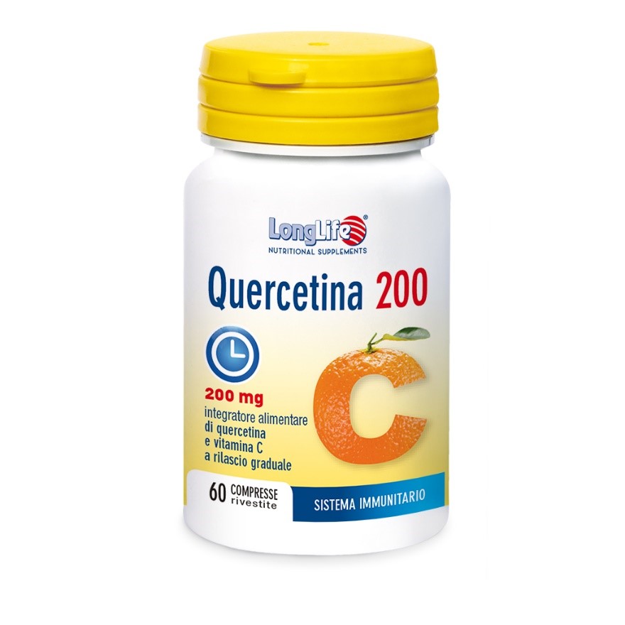 LONGLIFE QUERCETINA 200 60 COMPRESSE - Farmamood