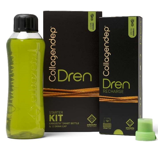COLLAGENDEP DREN STARTER KIT 12 DRINK CAP + SMART BOTTLE - Farmamood