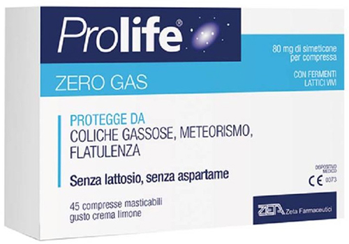 PROLIFE ZEROGAS 45 COMPRESSE - Farmamood