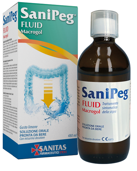 SANIPEG FLUID MACROGOL 480 ML - Farmamood