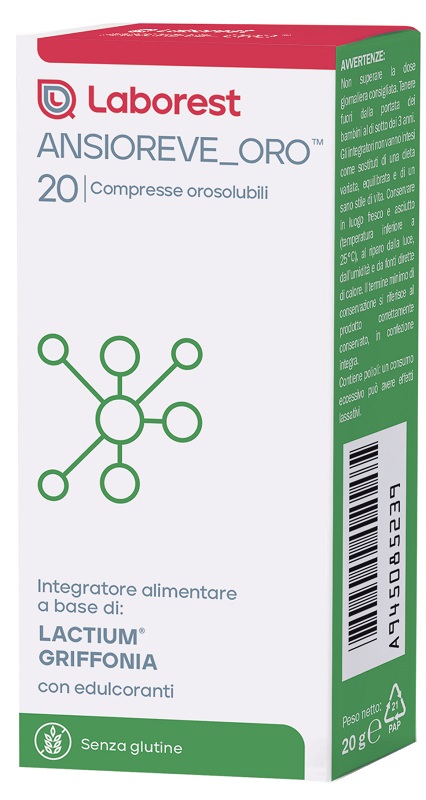 ANSIOREVE ORO 20 COMPRESSE - Farmamood