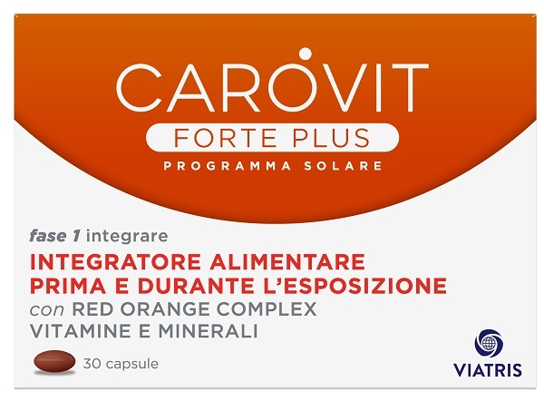 CAROVIT FORTE PLUS PROGRAMMA SOLARE 30 CAPSULE - Farmamood