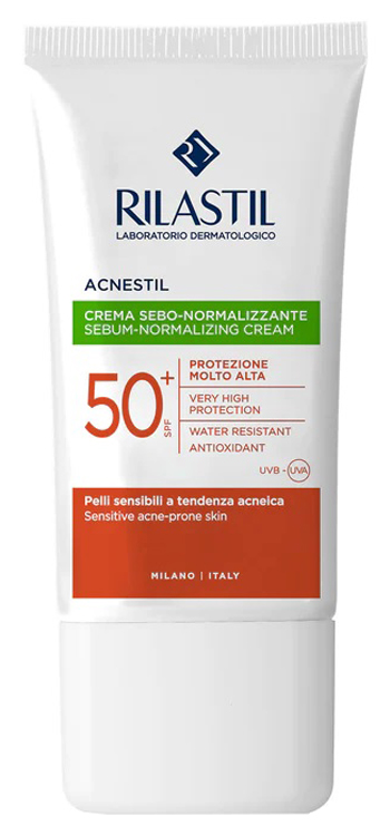 RILASTIL SUN SYSTEM ACNESTIL CREMA SPF50+ 40 ML - Farmamood