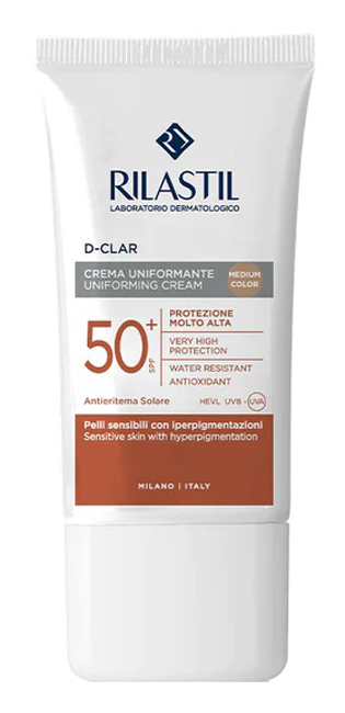 RILASTIL SUN SYSTEM D-CLAR MEDIUM SPF50+ 40 ML - Farmamood