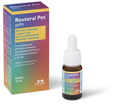 REUTERAL PET GATTO GOCCE 10 ML - Farmamood