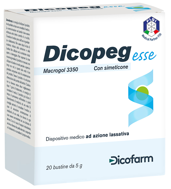 DICOPEG ESSE 20 BUSTE 5 G MACROGOL 3350 - Farmamood