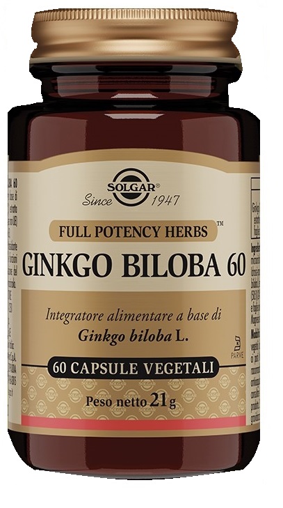 GINKGO BILOBA 60 60 CAPSULE VEGETALI - Farmamood