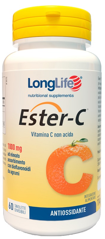 LONGLIFE ESTER C 1000MG 60 TAVOLETTE - Farmamood