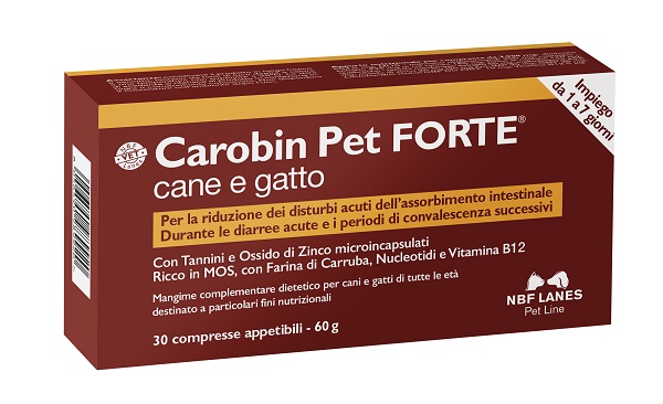 CAROBIN PET FORTE 30 COMPRESSE - Farmamood