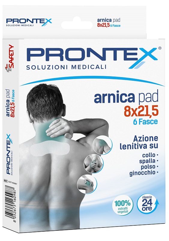 FASCIA PRONTEX ARNICA PAD 8 X 21 ,5 6 PEZZI - Farmamood