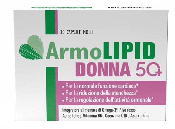 ARMOLIPID DONNA 50+ 30 CAPSULE MOLLI - Farmamood