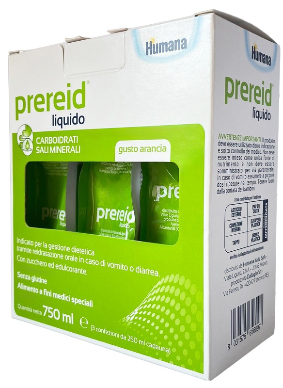 PREREID LIQUIDO 3 PEZZI DA 250 ML HUMANA - Farmamood