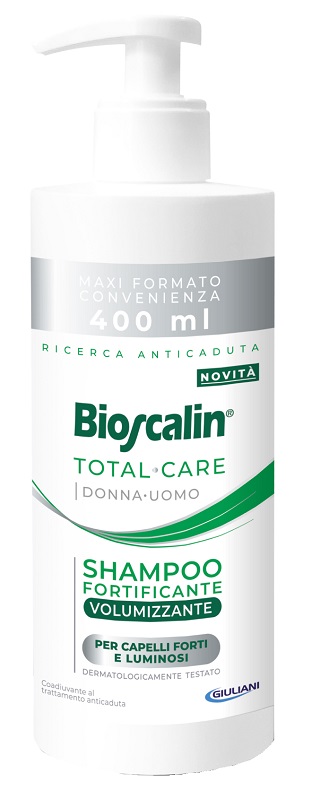 BIOSCALIN TOTAL CARE SHAMPOO FORTIFICANTE VOLUMIZZANTE 400 ML - Farmamood