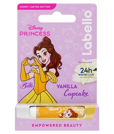 LABELLO DISNEY PRINCESS BELLE VANILLA CUPCAKE BALSAMO LABBRA 4,8 G - Farmamood