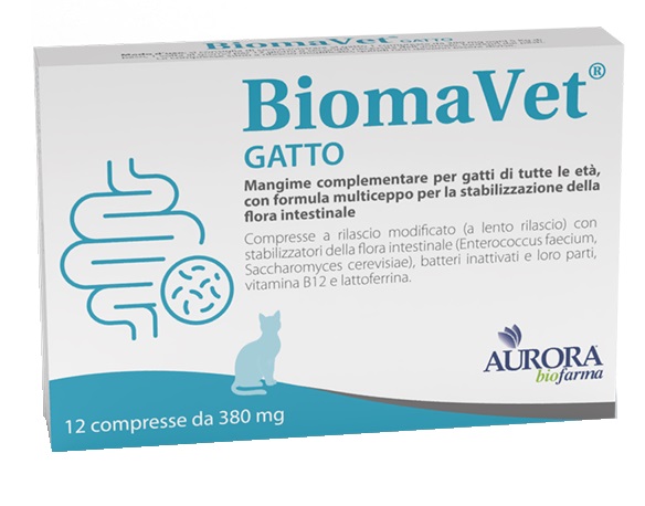BIOMAVET GATTO 380MG 12 COMPRESSE - Farmamood