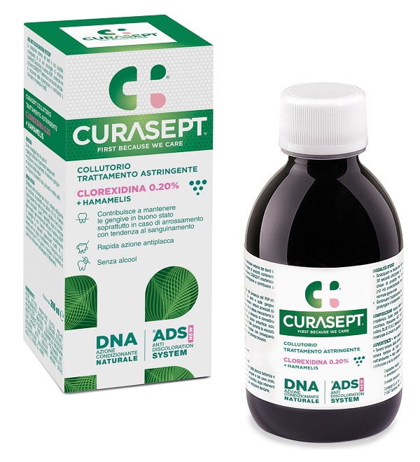 CURASEPT COLLUTORIO ADS DNA TRATTAMENTO ASTRINGENTE 200 ML - Farmamood