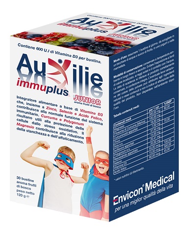 AUXILIE IMMUPLUS JUNIOR SOLUBILE 30 BUSTINE - Farmamood