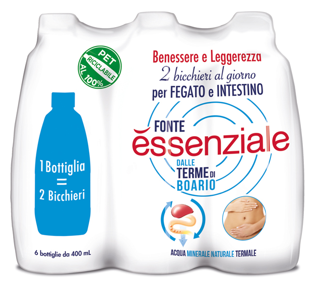 FONTE ESSENZIALE PET 6 X 400 ML - Farmamood