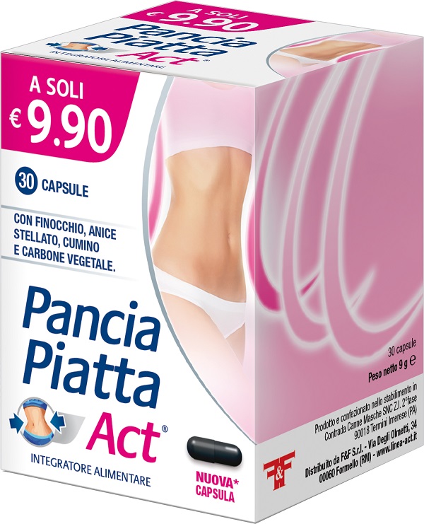 PANCIA PIATTA ACT 30 CAPSULE - Farmamood