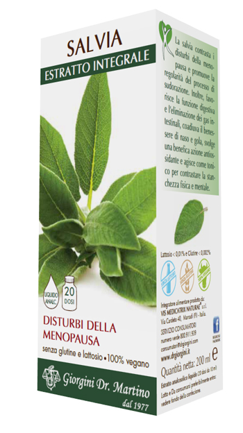 SALVIA ESTRATTO INTEGRALE 200 ML - Farmamood