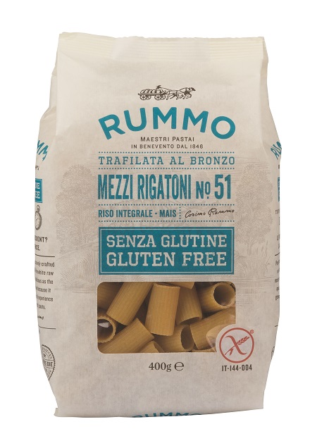 RUMMO MEZZI RIGATONI N51 DI RISO INTEGRALE E MAIS 400 G - Farmamood