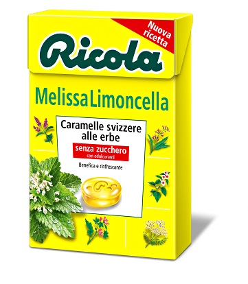 RICOLA MELISSA LIMONCELLA SENZA ZUCCHERO 50 G - Farmamood
