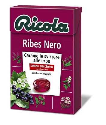 RICOLA RIBES NERO SENZA ZUCCHERO 50 G - Farmamood