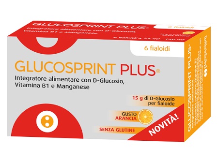 GLUCOSPRINT PLUS ARANCIA 6 FIALOIDI DA 25 ML - Farmamood