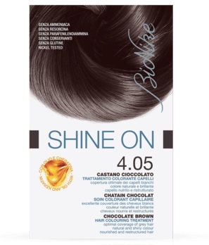 BIONIKE SHINE ON TRATTAMENTO COLORANTE CAPELLI CASTANO CIOCCOLATO 4.05 - Farmamood