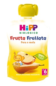 HIPP BIO FRUTTA FRULLATA PERA MELA 90 G - Farmamood