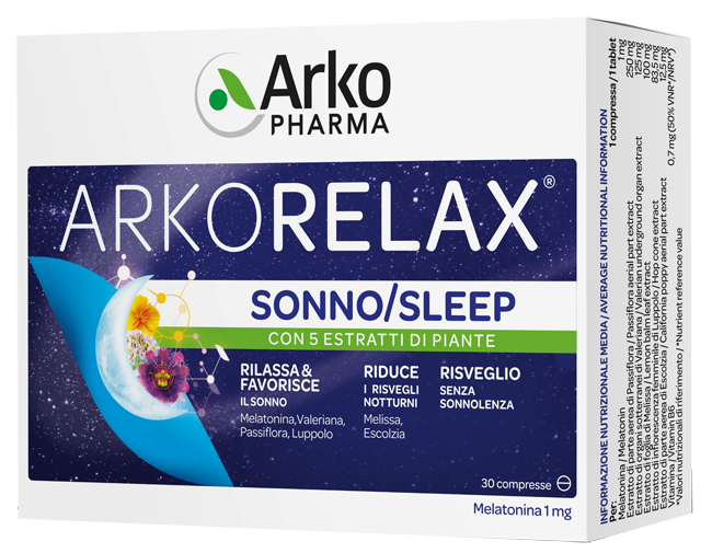 ARKORELAX SONNO 30 COMPRESSE - Farmamood