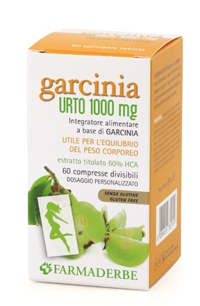 GARCINIA URTO 1000MG 60 COMPRESSE - Farmamood