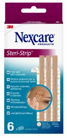 CEROTTO PER SUTURA STERI STRIP SKIN 6X75 MM 6 STRISCE - Farmamood