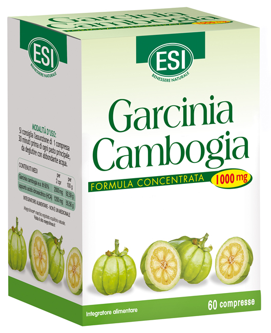 ESI GARCINIA CAMBOGIA 1000 MG 60 COMPRESSE - Farmamood