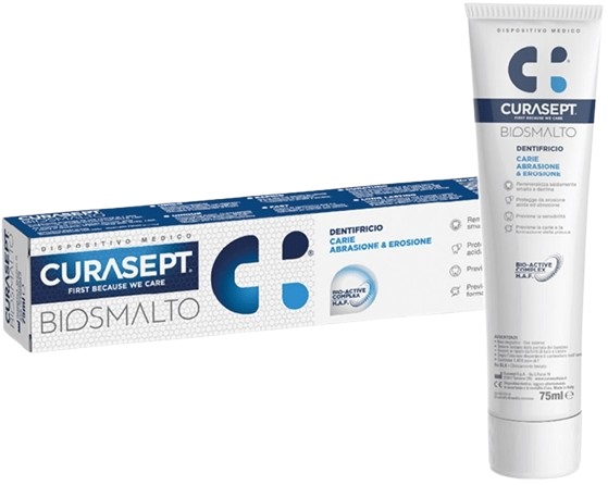 CURASEPT BIOSMALTO CARIE DENTIFRICIO 75 ML - Farmamood